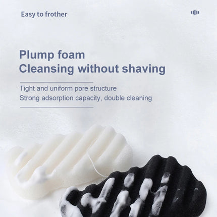 Clearance_Brainbow Face Washing Sponge Konjac Wash Face Puff Large Foaming Deep Cleansing Horny Belt Lanyard Makeup Cleansing Pu