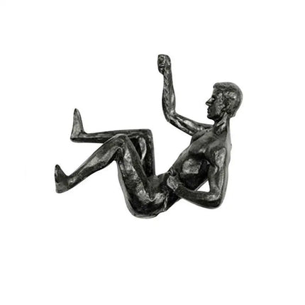 Athlete Rock Climbing Resin Background Wall Hanging Decoration, Sculpture Statue, Retro Figures, Present Decor New 2023