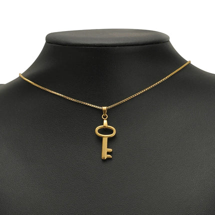 5pcs Gold Plated Stainless Steel Heart Lock Pendants Key Series Love Charms DIY Jewelry Making Necklace Bracelet Fittings Bulk
