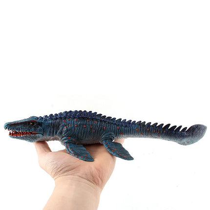 33cm Sea King Mosasaur Action Figure Animal Model Dinosaur Dragon Figurine Jaw Movable Kids Toy