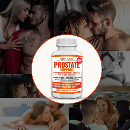 Saw Palmetto, 33 Vitamins & B6, Zinc, Selenium - Prostate Supplement for Men