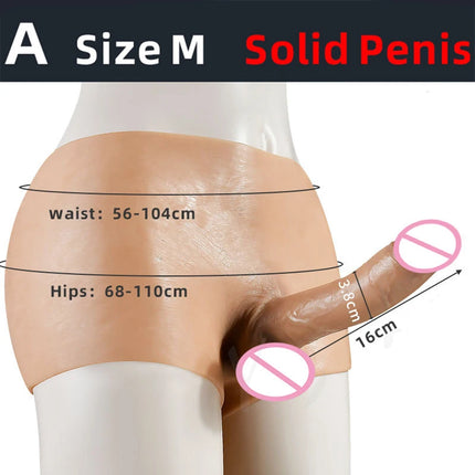 Silicone Pegging Strapon Dildo for Women Penis Pants Masturbators Penis Realistic Dildos Sex Toys for Women Lesbians Adults 18+