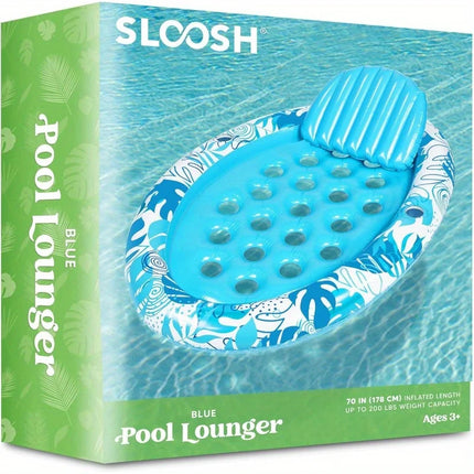 Inflatable Tanning Pool Floats Adult-Oval Tanning Float Lounger for Adults Raft, Sunbathing Lounge Cool Water Party Lake Beach