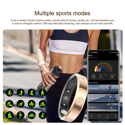 2026 Smart Ring Women Men Super narrow 6.3mm Heart Rate Health Stress measurement Monitor IP68 Waterproof Fashion Sports Rings