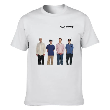 Weezer 1994 album band print T-shirt men's summer hip-hop street casual loose T-shirt oversized O-neck short-sleeved top