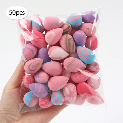 10/20/30/50/100Pcs Mini Makeup Sponge Set, Dual-Use Wet/Dry Beauty & Blenders for All Skin Types