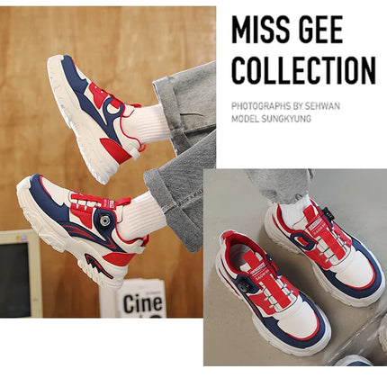 2025 Autumn New Men's Versatile High-Top Trendy Thick-Soled Running Shoes Breathable Casual Trendy Shoes