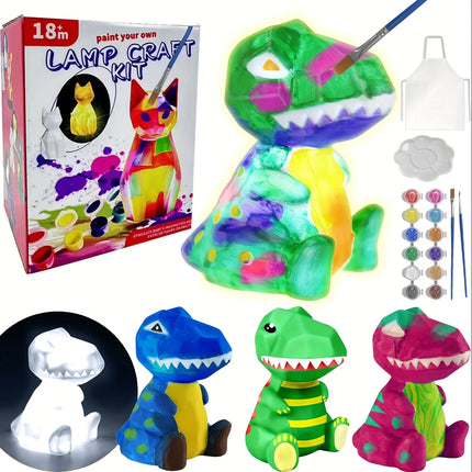 Paint Your Own Unicorn Lamp Art Kit, DIY Night Light, Arts & Crafts, Painting Kit for Kids Ages 8-12, Art Supplies Birthday Part