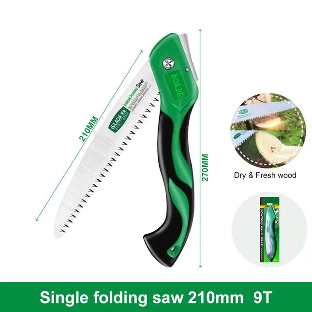 LAOA SK5 Sharp Tooth Foldable Garden Pruning Saw Multifunctional Hand Pruner for Gardening Camping Woodworking Cutting Tool