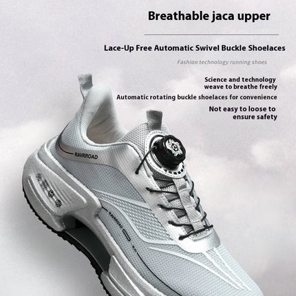 Family carbon plate running shoes for Boys Big Boys Student rotating button Technology TPU+ Popcorn high pop sneakers for girls