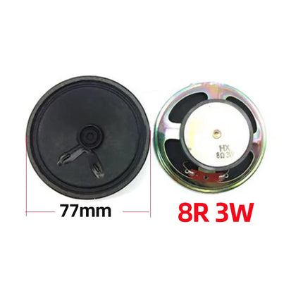 2PCS LCD TV Speakers 5W 10W 8R3W DIY Speaker Horns 41x71/30x70/50x90 Diameter 40mm 50mm 66mm 77mm for Electronic Components