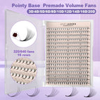 16D 0.05mm 320 fans / D / 10mm