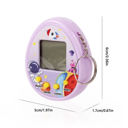 Children  key Chain Pocket Nostalgic Electronic Pet Machine Virtual Network Pet Development Game