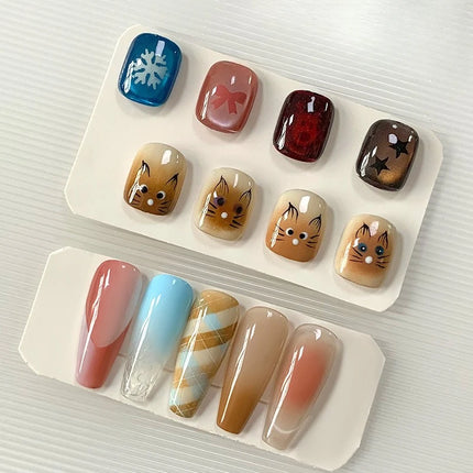 9 colors Chinese style spring is not late aurora powder shell polished fairy powder cream popular brocade powder solid nail art