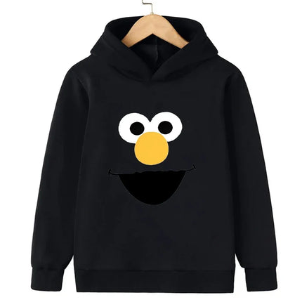 Spring and Autumn Cartoon Print Children's Hooded Hoodie Top New Casual Fashion Kid Sweatshirt Coat Boys/Girls Hooded Pullover