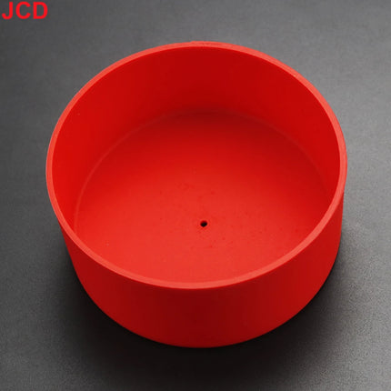 JCD 1pc 9cm For Better Life Soft Silicone Cup Bottom Sheath Protector Sleeve For Glass Water Tea Bottle Anti Damage Accessories