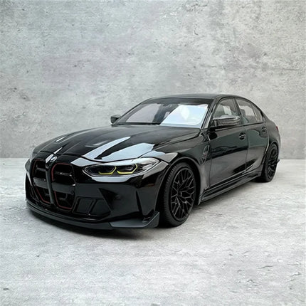 1:24 BMW M3 G80 Coupe Alloy Sports Car Model Diecasts Metal Racing Car Vehicles Model High Simulation Sound and Light Kids Gifts