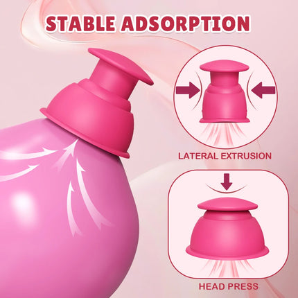 Manual Breast Massager Sucking Nipple Oral Stimulator Female Silicone Cupping Chinese Massage Sex Toys for Women 18+
