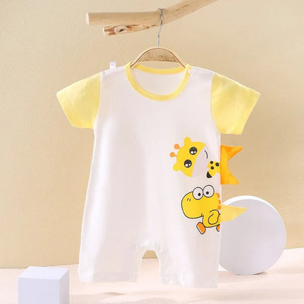 Baby Rompers Cute Cartoon Crocodile Summer Baby Boy Girl Bodysuits Soft Cotton Newborn Clothes Infant Jumpsuit 3 to 24 Months