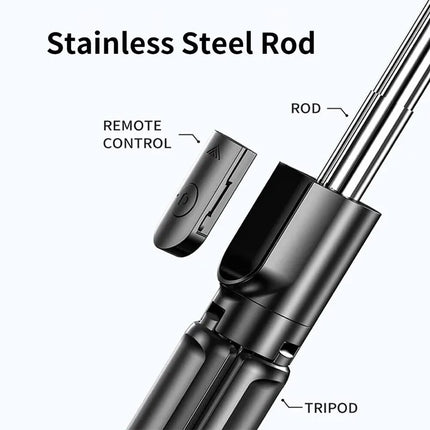 Newly upgraded selfie tripod wireless Bluetooth multifunctional handheld gimbal stabilizer, suitable for outdoor sports shooting