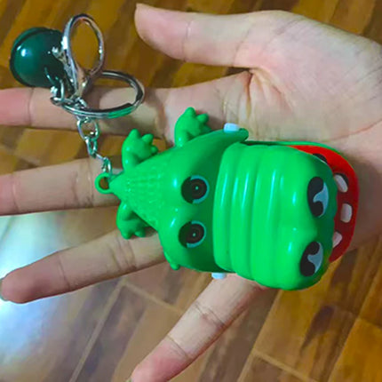 Novelty Keychain Funny Crocodile Teeth Toys Game for Kids Teens Boys Girls Adults Alligator Biting Finger Dentist Small Gifts