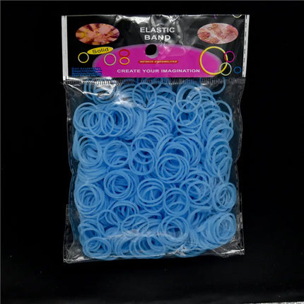 600Pcs Refill New Loom Rubber Bands Bracelet for Kids Hair Rubber Loom Bands Make Woven Colorful Necklace DIY Toy Children Gift