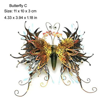 3D Metal Puzzle Colorful Butterfly 1942 motorcycle 055 Destroyer Ship model KITS Assemble Jigsaw DIY Puzzle Gift Toys For Adult