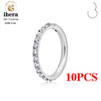 10PCS Silver Color 1 / China Mainland / 16G 1.2x9mm