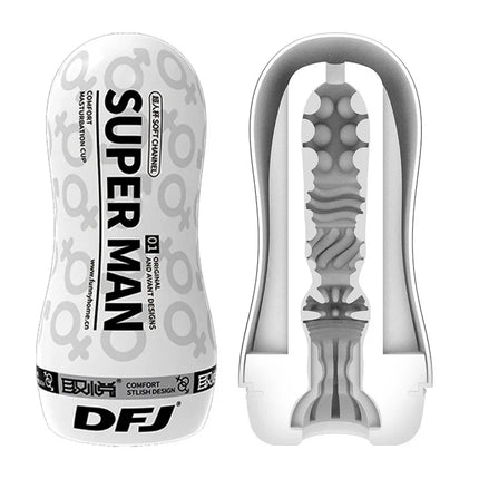 Male Masturbator  Sucking Multiple Channel Stimulation Vagina Adult Endurance Exercise Adult Supplies Vacuum Pocket Cup for Men