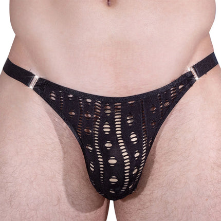 Mens Sissy Lace Briefs T-back G-string Underwear Floral Lace Sheer Mesh Low Rise Panties Bikini Lingerie Club Dating Nightwear