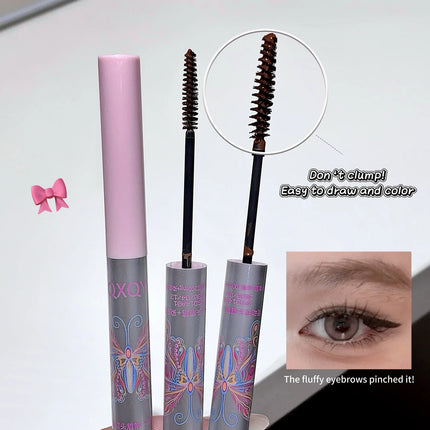 QXQY Dual-Head Eyebrow Pencil And Dye 2-in-1 Natural Color Waterproof Sweat-Resistant Long-Lasting Non-Smudging Eyebrow Makeup