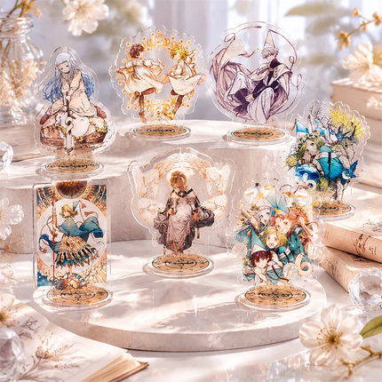 Anime Atelier of Witch Hat 10-13cm Acrylic Stand Double-sided Interlayer Clear HD Printed Tabletop Decoration Exquisite Keychain