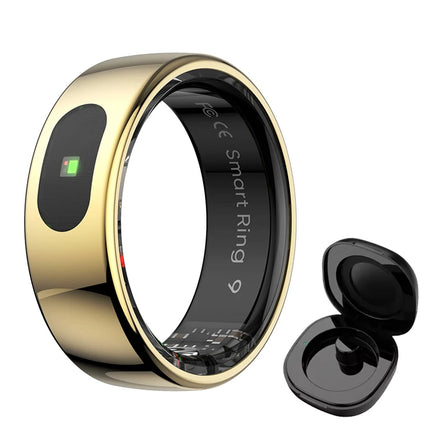 Smart Ring for Women Men Heart Rate Blood Oxygen Monitor Temperature Sleep Tracker Camera Control 5ATM Waterproof Multi Sports