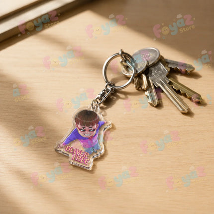 Singer Oliver Tree Keychain for Accessories Bag Charm Ugly Is Beautiful Boy Music Key Chain Ring Jewelry Friends Gifts