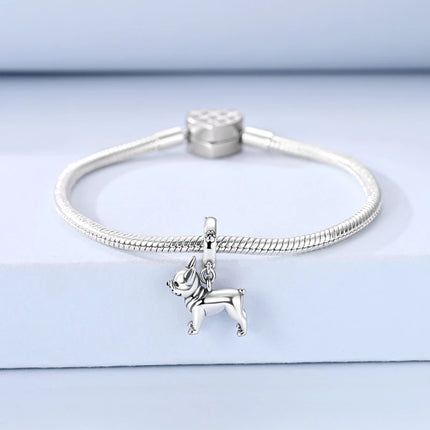 Hot Sale 925 Sterling Silver Puppy Beads & Teddy & Golden Retriever Dangle Charm Fits Bracelet Beloved Pet Pendant Gifts
