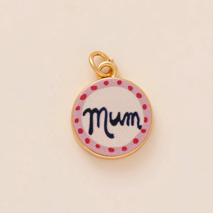 Flower Fruit Love Shell Drip Oil Printed Pendant Fashion Trend DIY Charms Jewelry Making Accessory