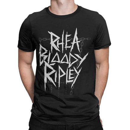 Rhea Ripley B4B Edition T Shirt Men's Cotton Clothes Harajuku  Round Neck Short Sleeve
