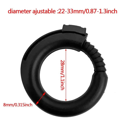 Male Adjustable Silicone Penis Cock Ring Enhancer Prolonging Delay Ejaculation Adjustable Male Chastity Device White Black