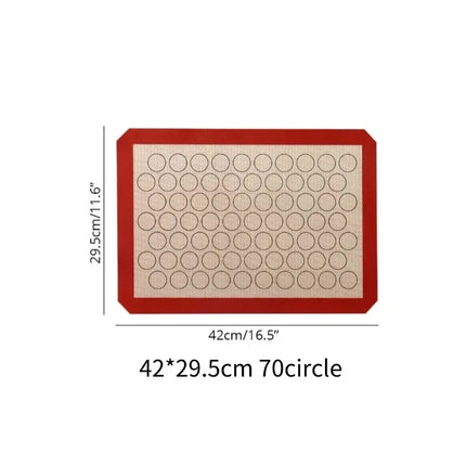 Macaron Silicone Baking Non Stick Mat Cookie Pad Rolling Dough Mats Baking Gadget for Oven Sheet Cake Bakeware Kitchen Tools