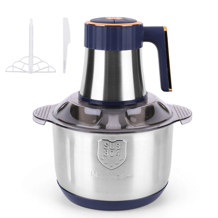 5L Electric Meat Grinder Stainless Steel Food Vegetable Processor Electric Chopper for Ground Beef Deer Chicken