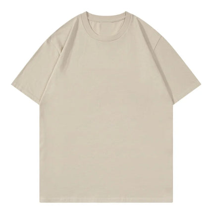 Premium Quality Organic 100% Cotton Men's Solid T-shirts Regular Cotton Men's T-Shirt Solid Color Casual Crew Neck Unisex Summer