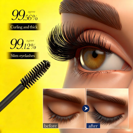 Curling Mascara Easy to Set Waterproof Sweatproof Smooth Volumizing