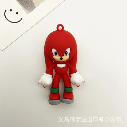 Sonic Keychain PVC Charm - Cute Car Bag Decoration Gift / Sonic Keychain PVC - Car Bag Decoration Gift