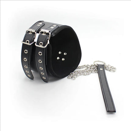 Role-playing SM Leather Posture BDSM Collar Sexual,Adult Game,Role Play,Choker Bondage Restraint,Submissive,Sex Toys for Couple
