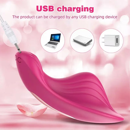 Wearable Vibrator Toy for Female Wireless Panty with App Control Bullet Sex Toy Vibrating Panties for Couples Women's Spring