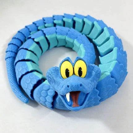 New 3d Printed Snake Gary Snake: Disney Zootopia 2 Articulated Simulation Toy Snake,  Gary Model Stress Relief Toys Child Gift