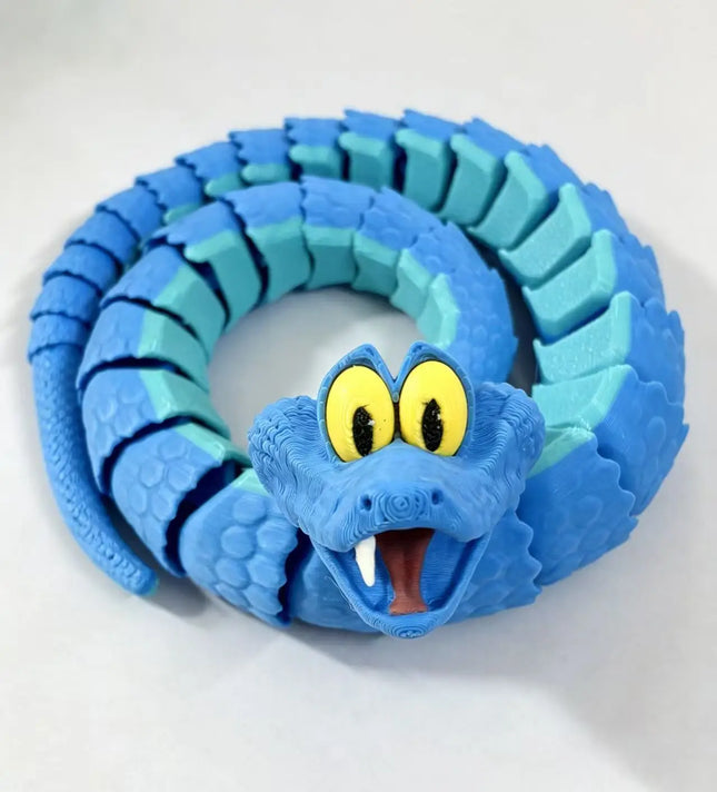New 3d Printed Snake Gary Snake: Disney Zootopia 2 Articulated Simulation Toy Snake,  Gary Model Stress Relief Toys Child Gift