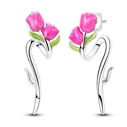 925 Sterling Silver Earrings Women 2025 Jewelry Hoop Ear Studs Sparkling Pave Earring Wedding Gift For Anniversary