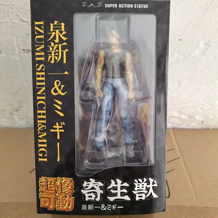 15cm Kiseijuu Izumi Shinichi Anime Figure Parasyte Shinichi Izumi/Migi Action Figure Super Action Statue Model Doll Toys Gifts