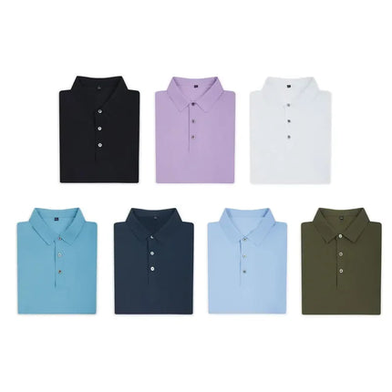 BMW BMW4S New High-quality Shop Tooling Printed Short-sleeved T-shirt Men's and Women's Same Summer Breathable Lapel Polo Shirt